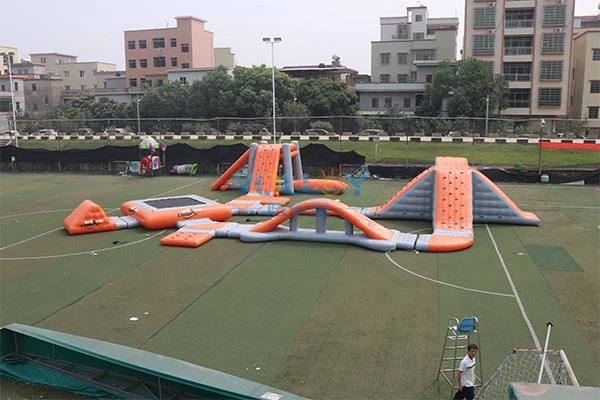 نفخ المياه أكوا بارك ملعب عائم